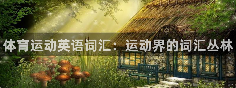 米兰体育官网下载招商电话号码是多少:体育运动英语词汇:运动界